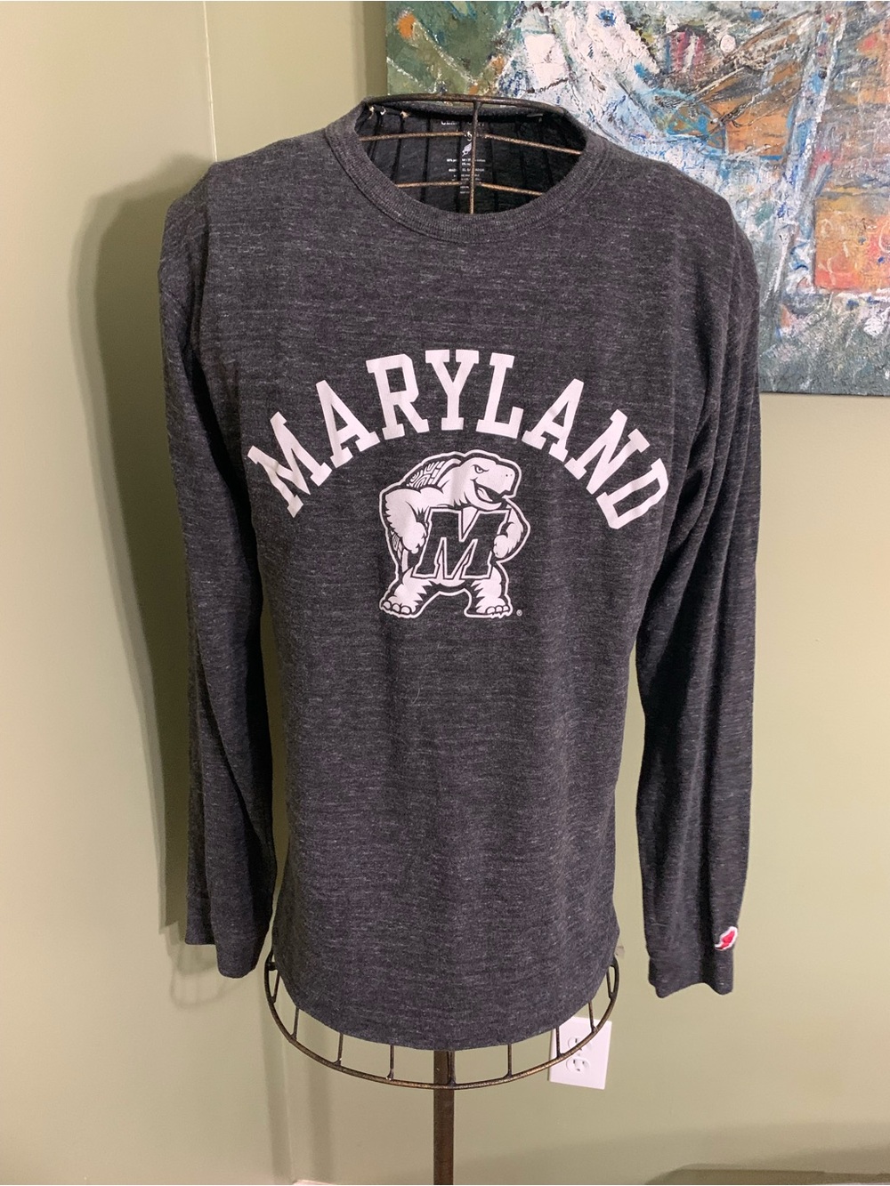 Maryland Terrapins long sleeve shirt in size L.
